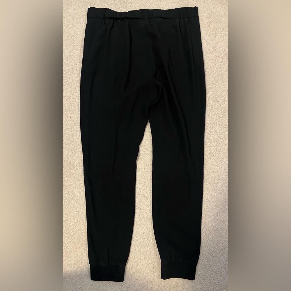 Babaton black crepe dress pant